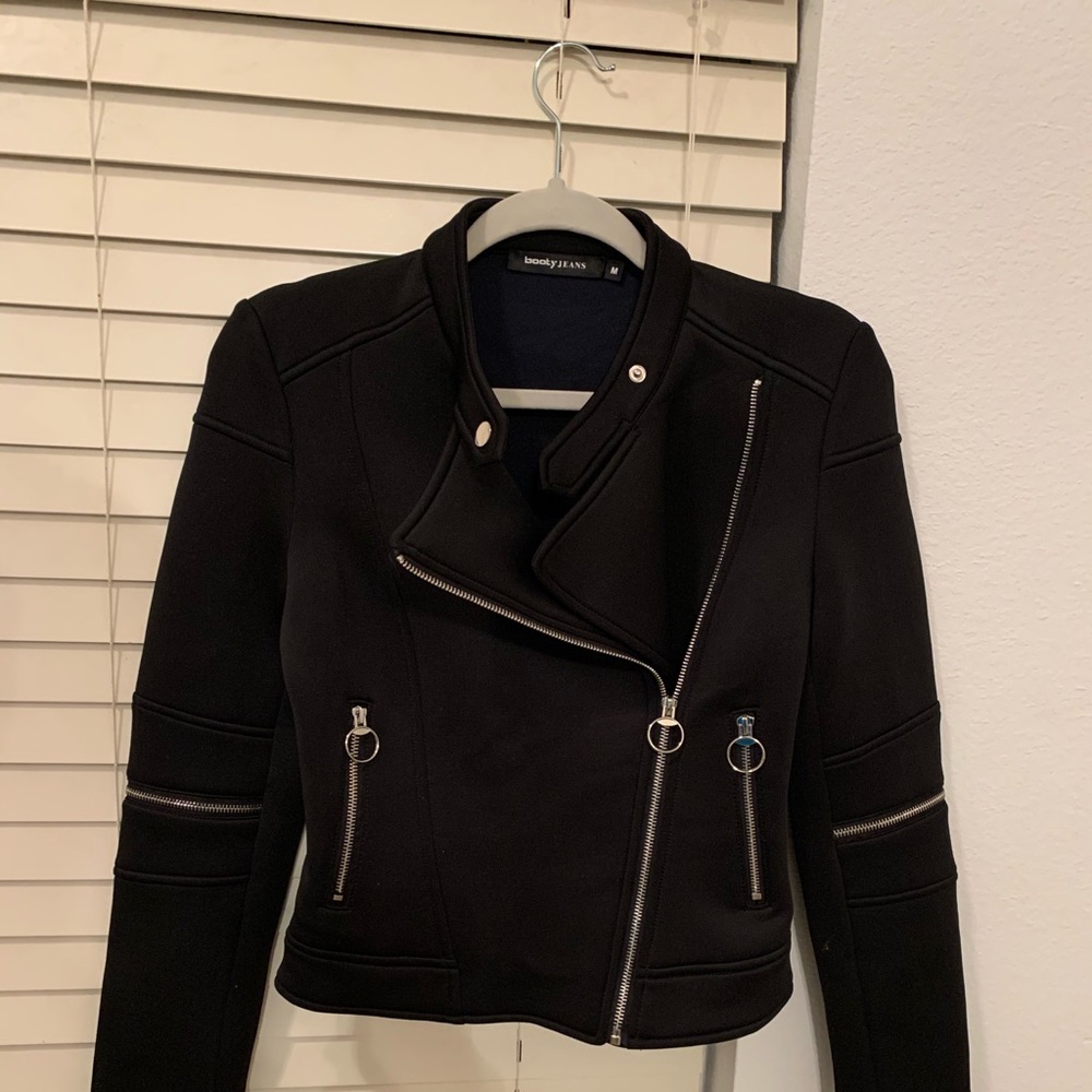 Booty Jeans Faux Leather Jacket